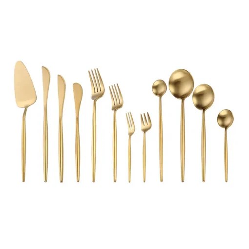 Cutlery Matte Gold Entrée Fork The Original Event Company