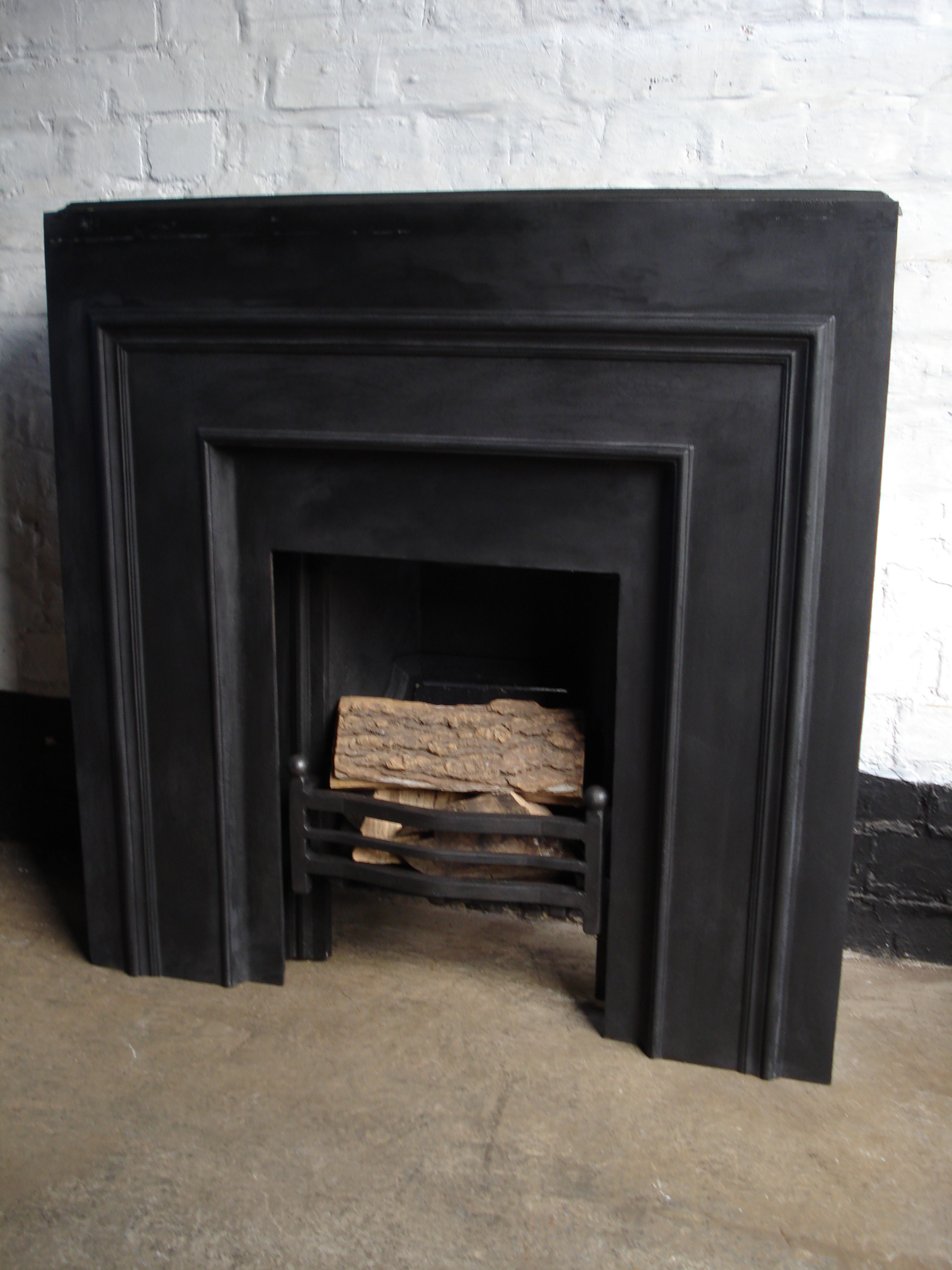 Cast Iron Fire Insert Back Panel Original Fires