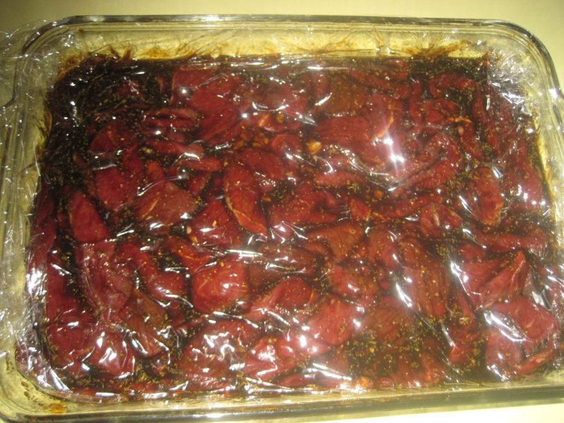 Wild Game Jerky Recipe with Molasses and Herbs
