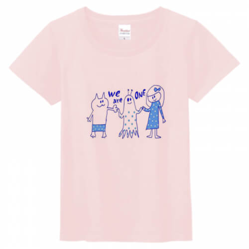 Honeys（ハニーズ）の「イラストプリントＴシャツ（Tシャツ/カットソー）」 - Wear 手描きイラストをプリントしたオリジナルTシャツ | オリジナルプリント.Jp お客様プリント作品集