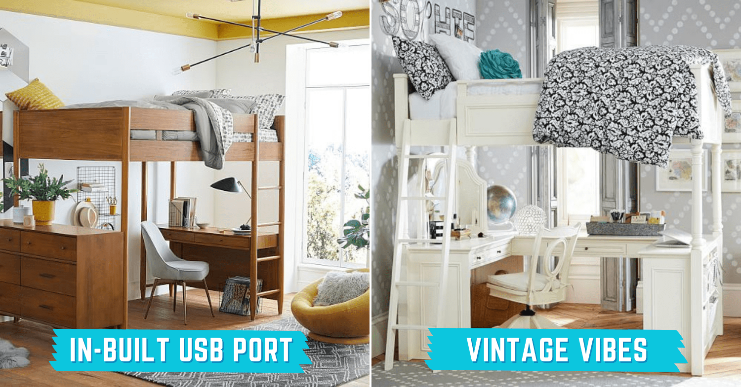 10 Best Loft Beds in Singapore — With InBuilt USB Port & Bookcase