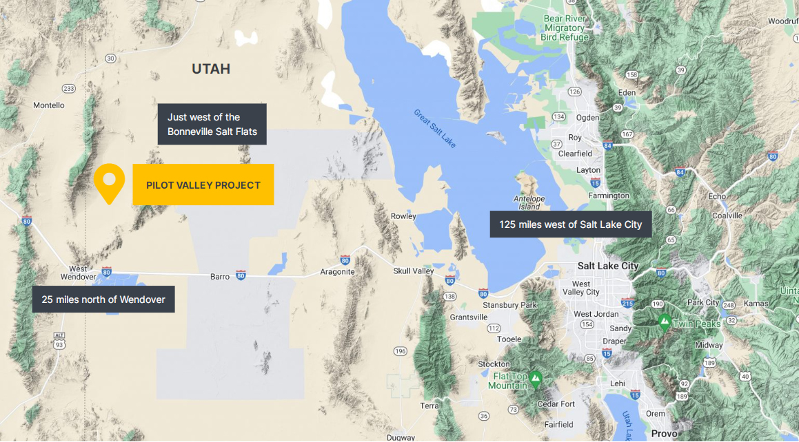 PILOT VALLEY origin minerals