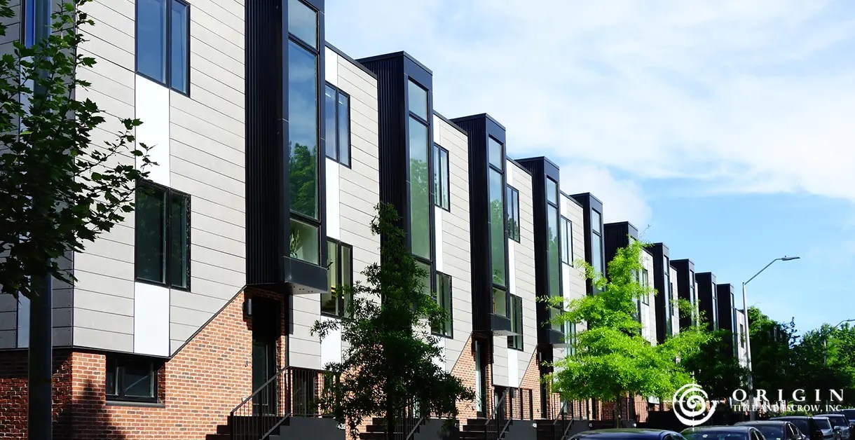 Townhome vs Condominium Origin Title & Escrow, Inc.