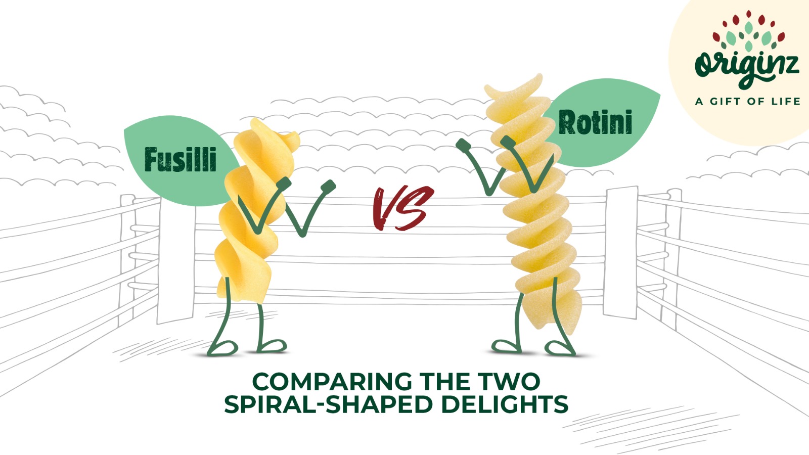 Fusilli vs Rotini Pasta. Understand the Difference Originz