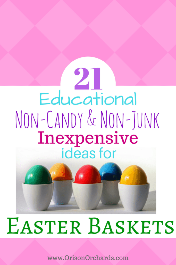 21 Fun, Educational, Inexpensive, NonCandy Easter Basket Ideas