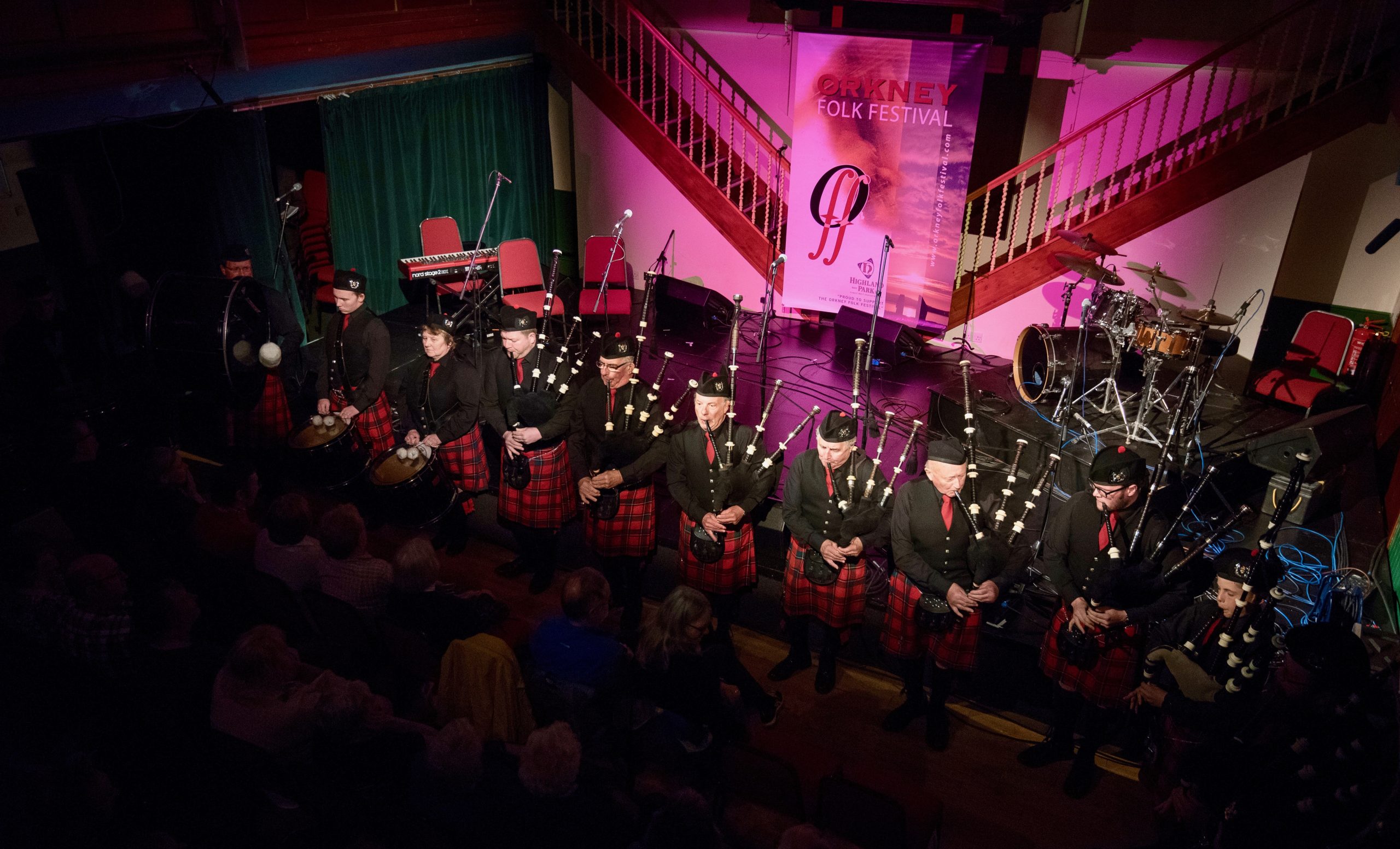 Stromness RBL Pipe Band Orkney Folk Festival Orkney Folk Festival