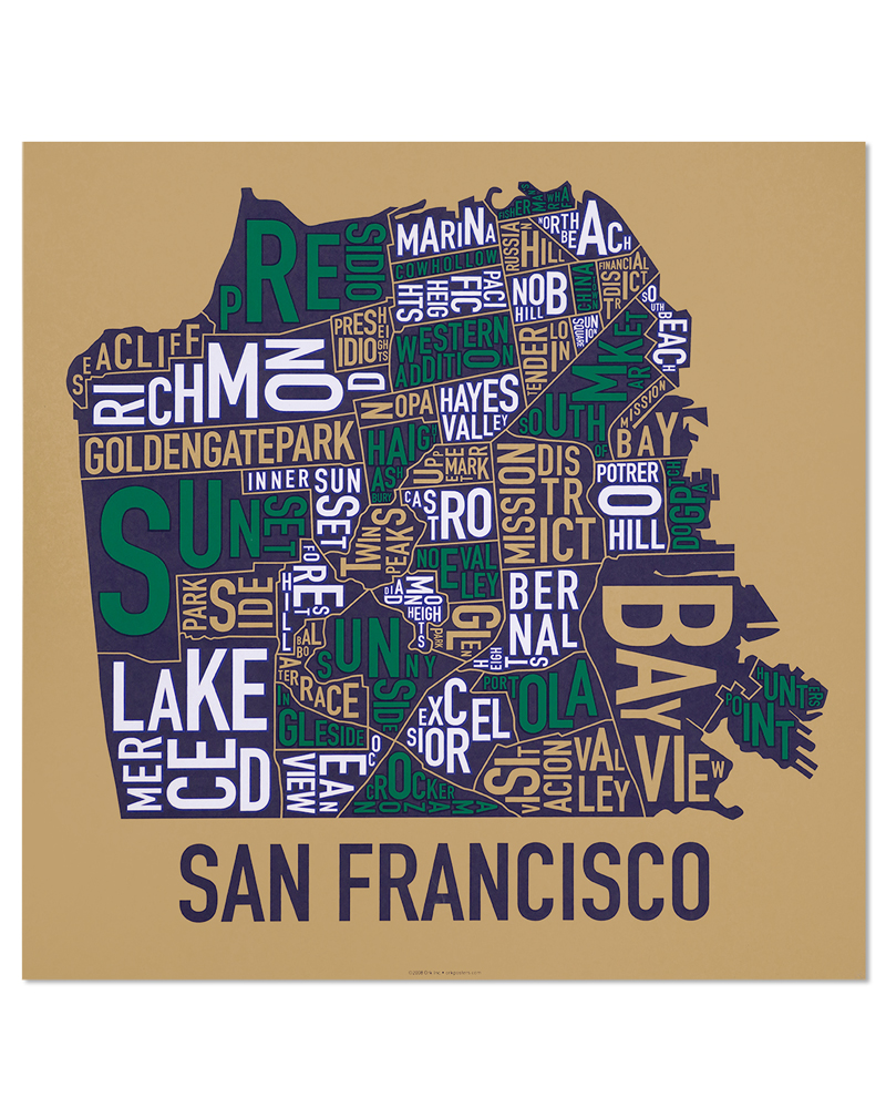 San Francisco Neighborhood Map