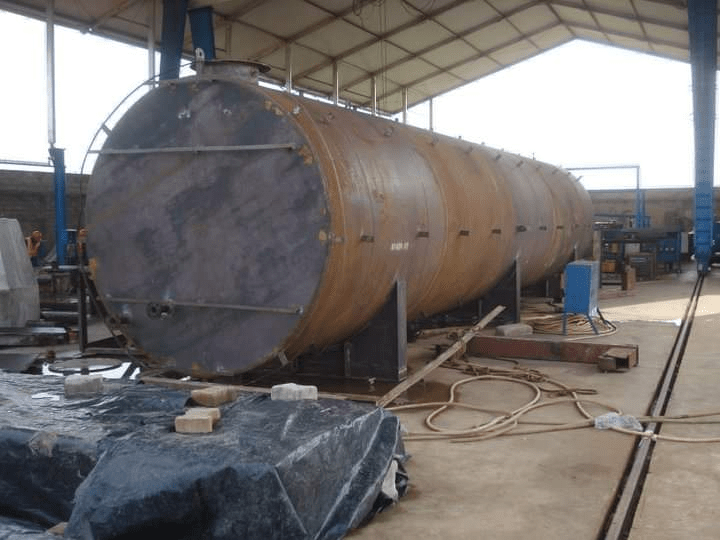 Double wall steel tank construction in Uganda Orlandoh Gen. Eng. and