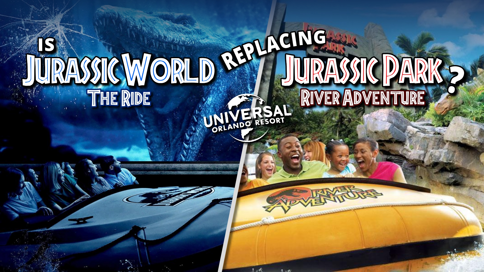 VIDEO Is Jurassic World Taking Over Jurassic Park River Adventure at