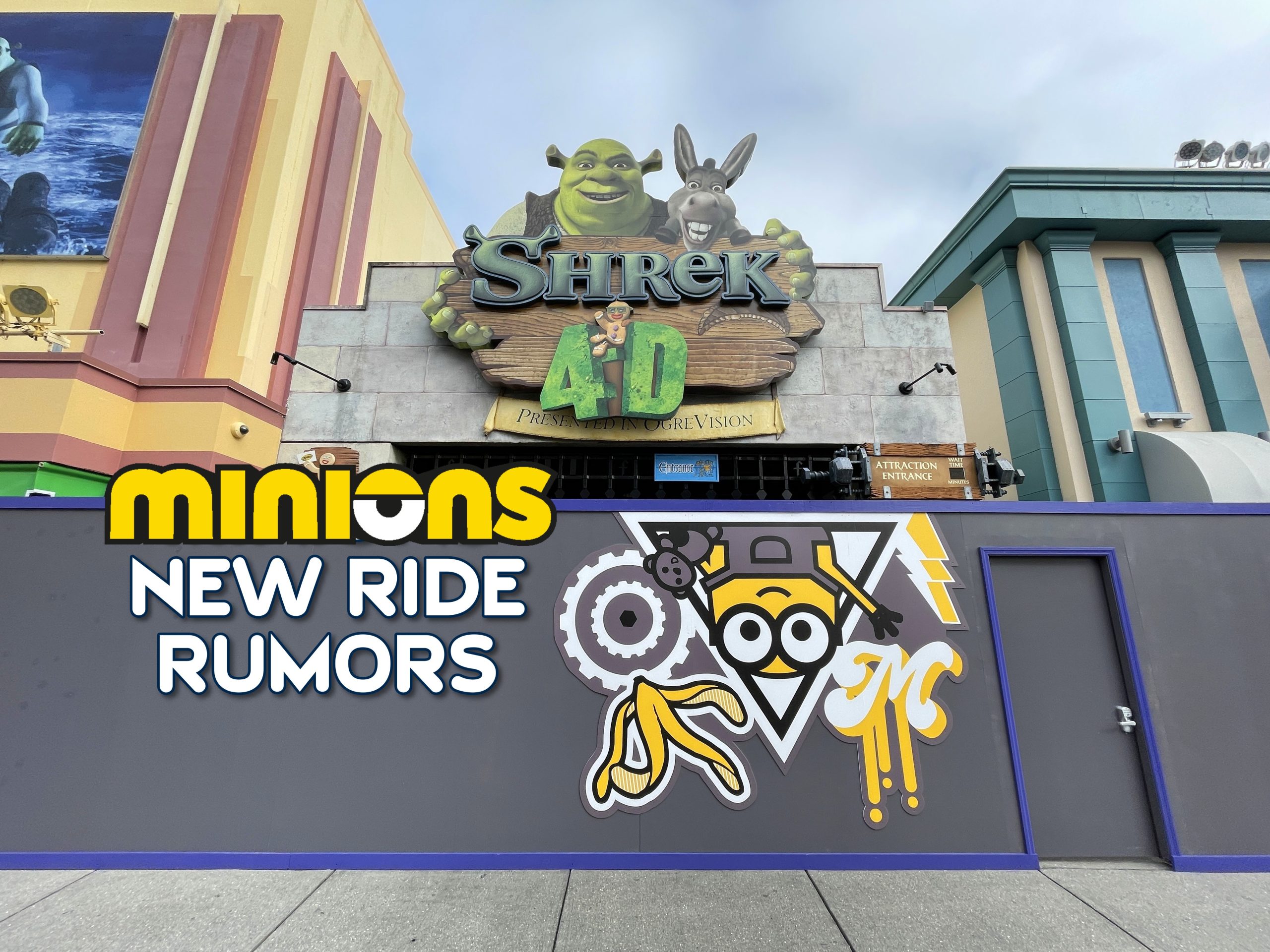 Universal Studios New Rides 2023 New Minions Villain-Con Attraction Rumored To Replace Shrek 4-D – Orlando Parkstop