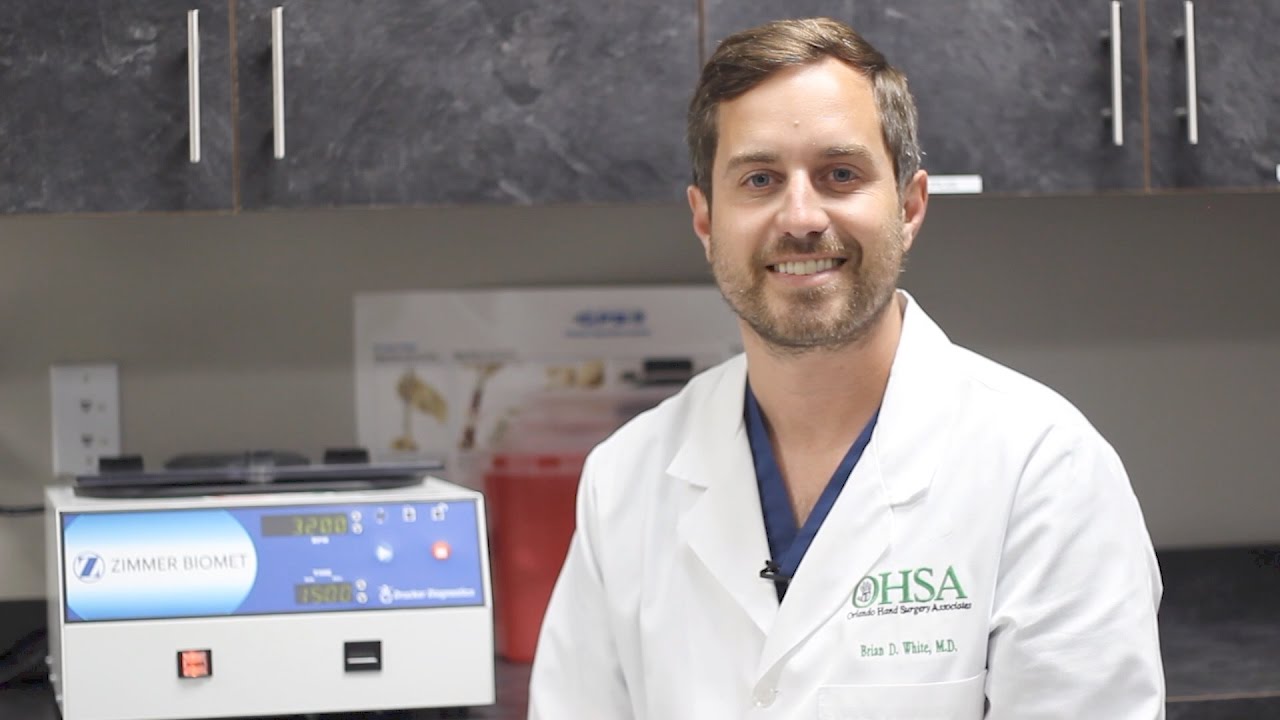 VIDEO Platelet Rich Plasma Therapy Procedure What To Expect Dr. Brian White, Orlando Center