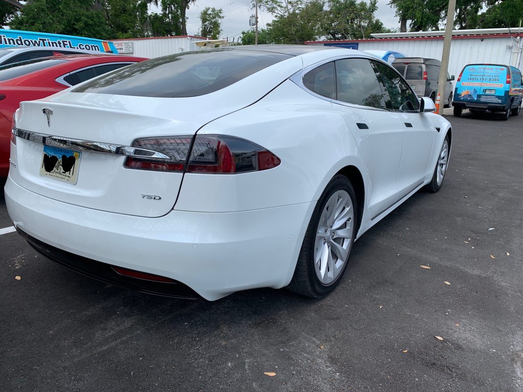 Tesla Model S Tinted in Orlando Ultimate Window Tinting