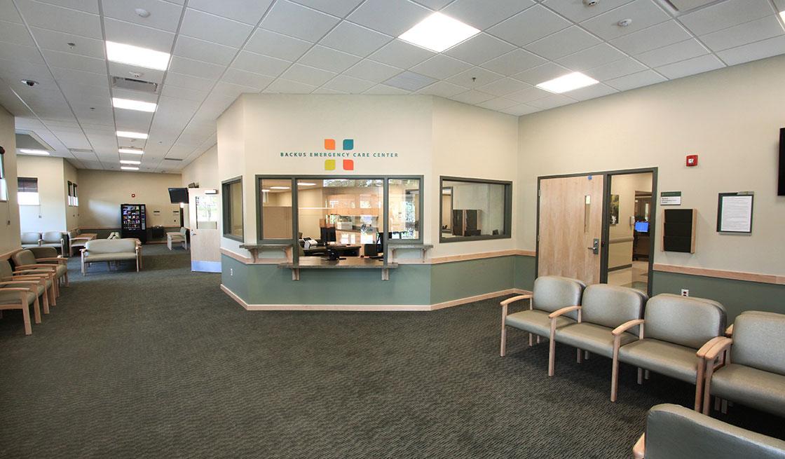 Backus Hospital Plainfield Emergency Care Center ORL Construction