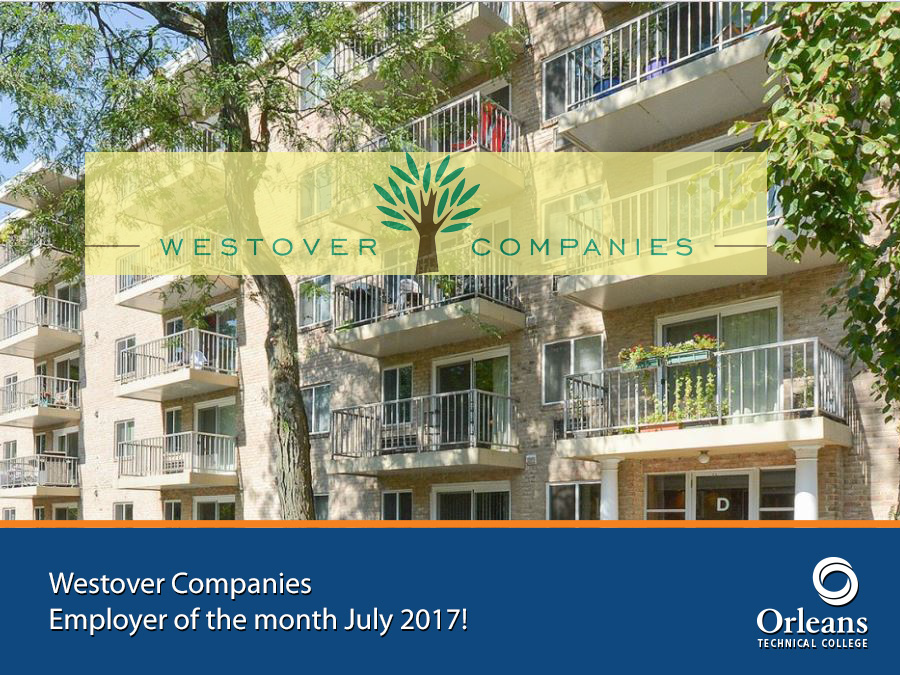 Employer of the MonthJuly 2017Westover Companies Orleans Technical