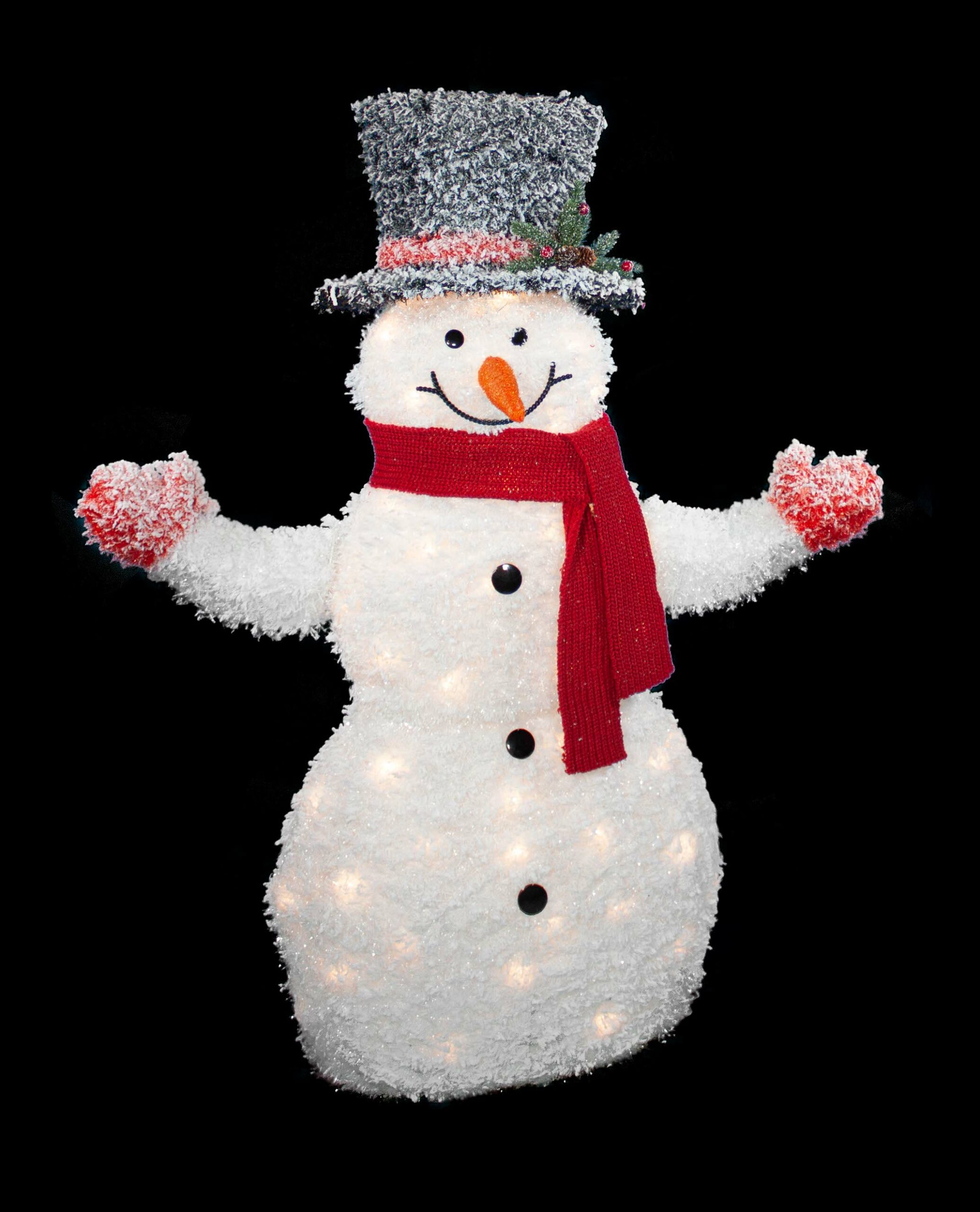 39" Lighted Snowman Orman Inc.