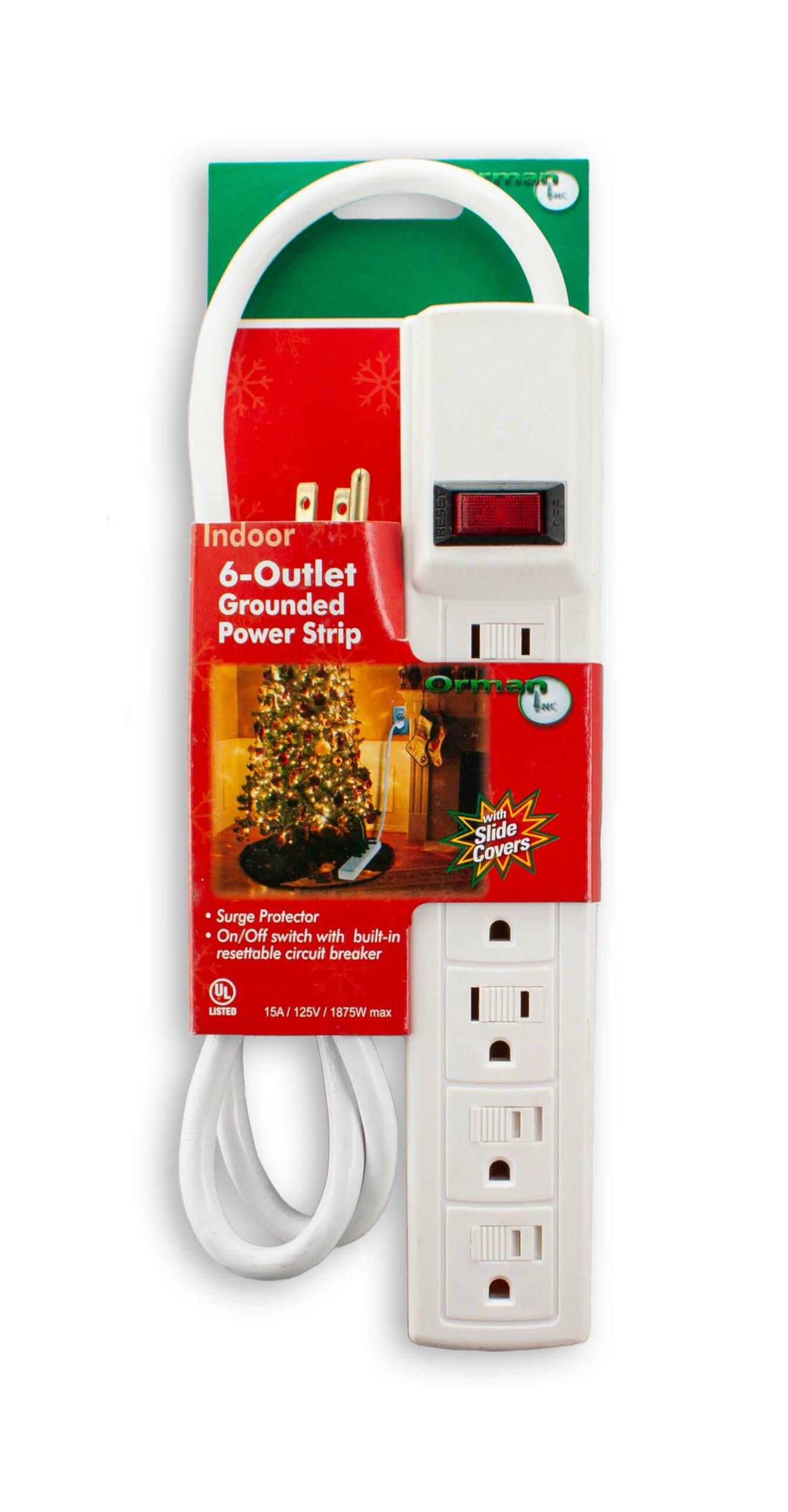 6 Outlet Power Strip - Orman Inc.