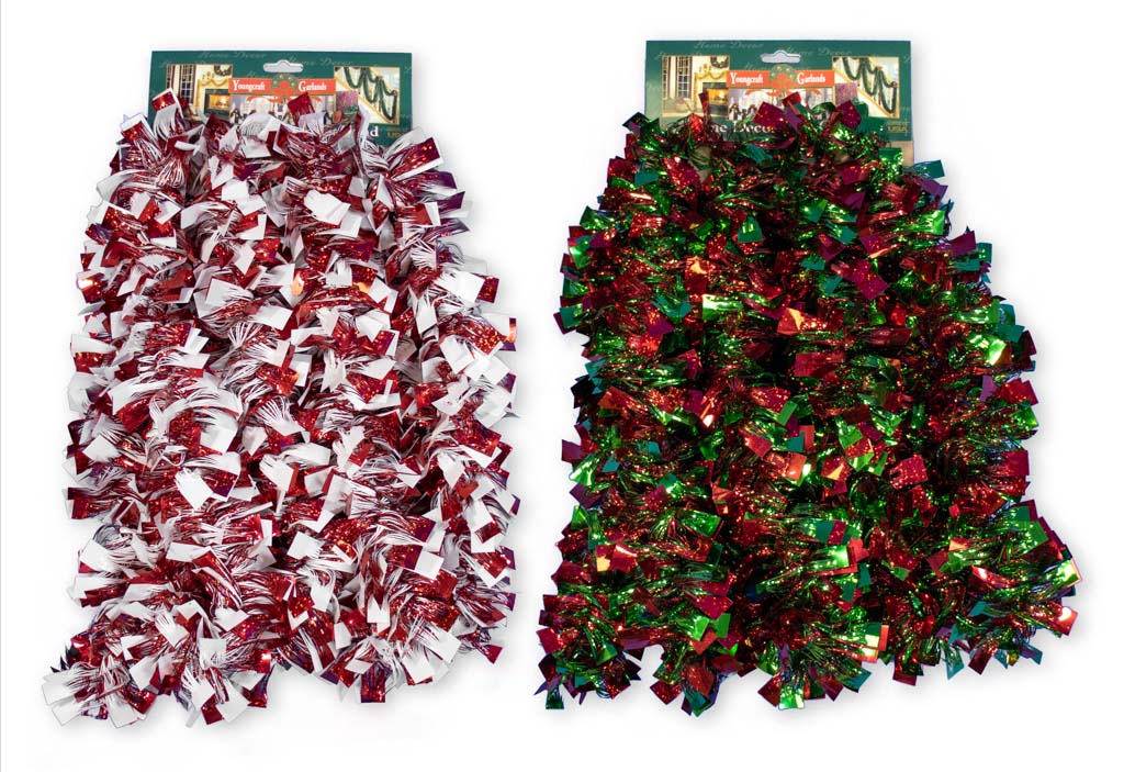 3" x 10' Holographic Tinsel Garland Orman Inc.