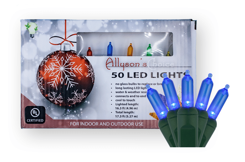 50 LED Blue Mini Set Orman Inc.