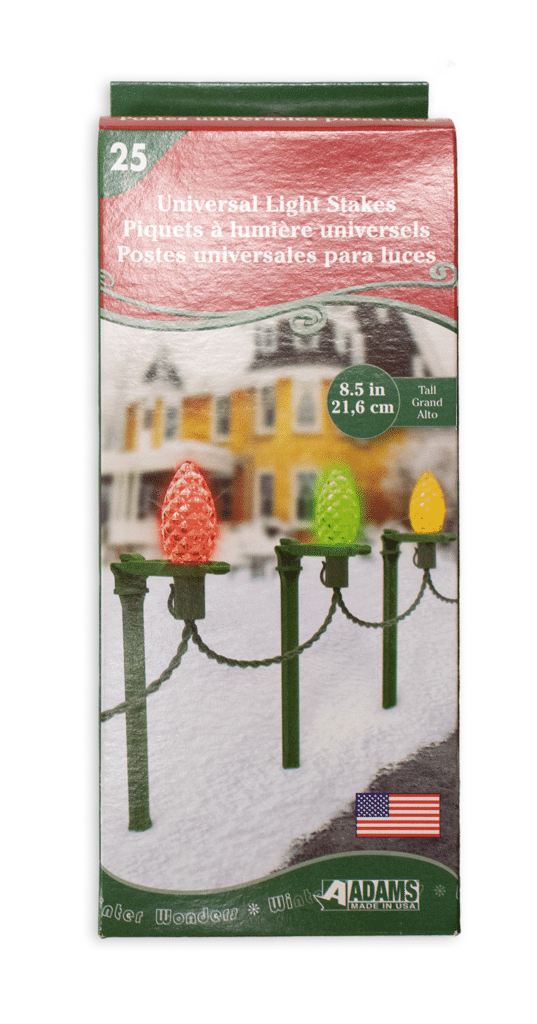 25 Pack Universal Light Stakes Orman Inc.