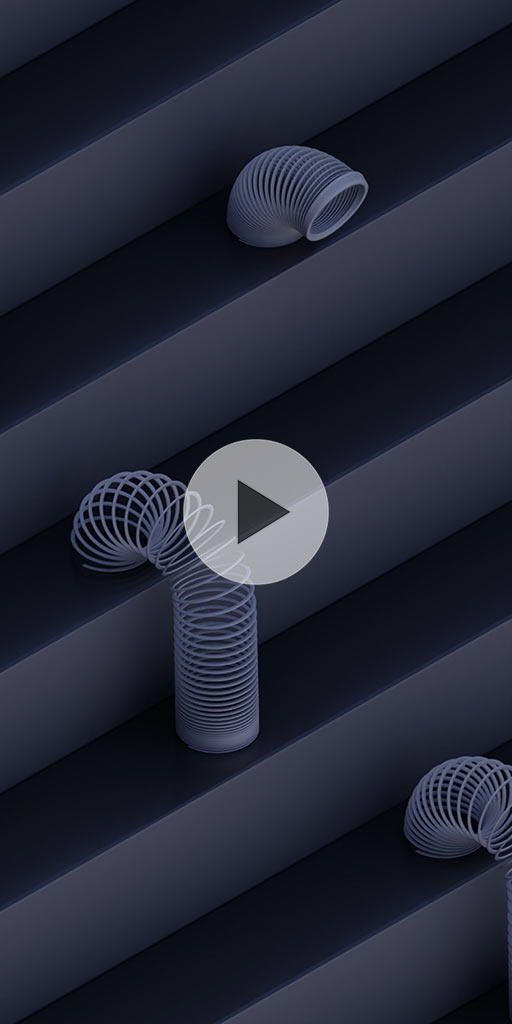 Black slinkies. Live wallpaper for Android • Ornamental