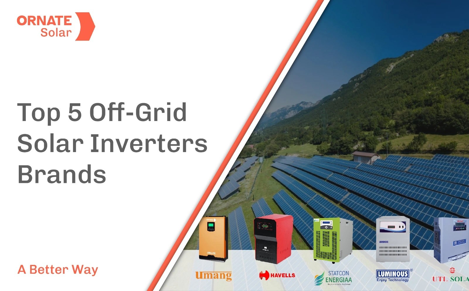 Top 5 OffGrid Solar Inverters Brands in the Indian Market