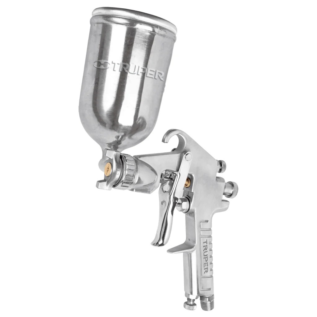 Pist.vaso alum.Gravedad(LVMP)400cc(Boq.1,7mm)"TRUPER"PIPI421 Orofino