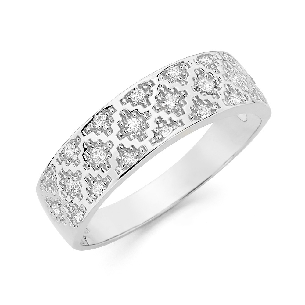 14KW CZ Men's Wedding Band Oropalace