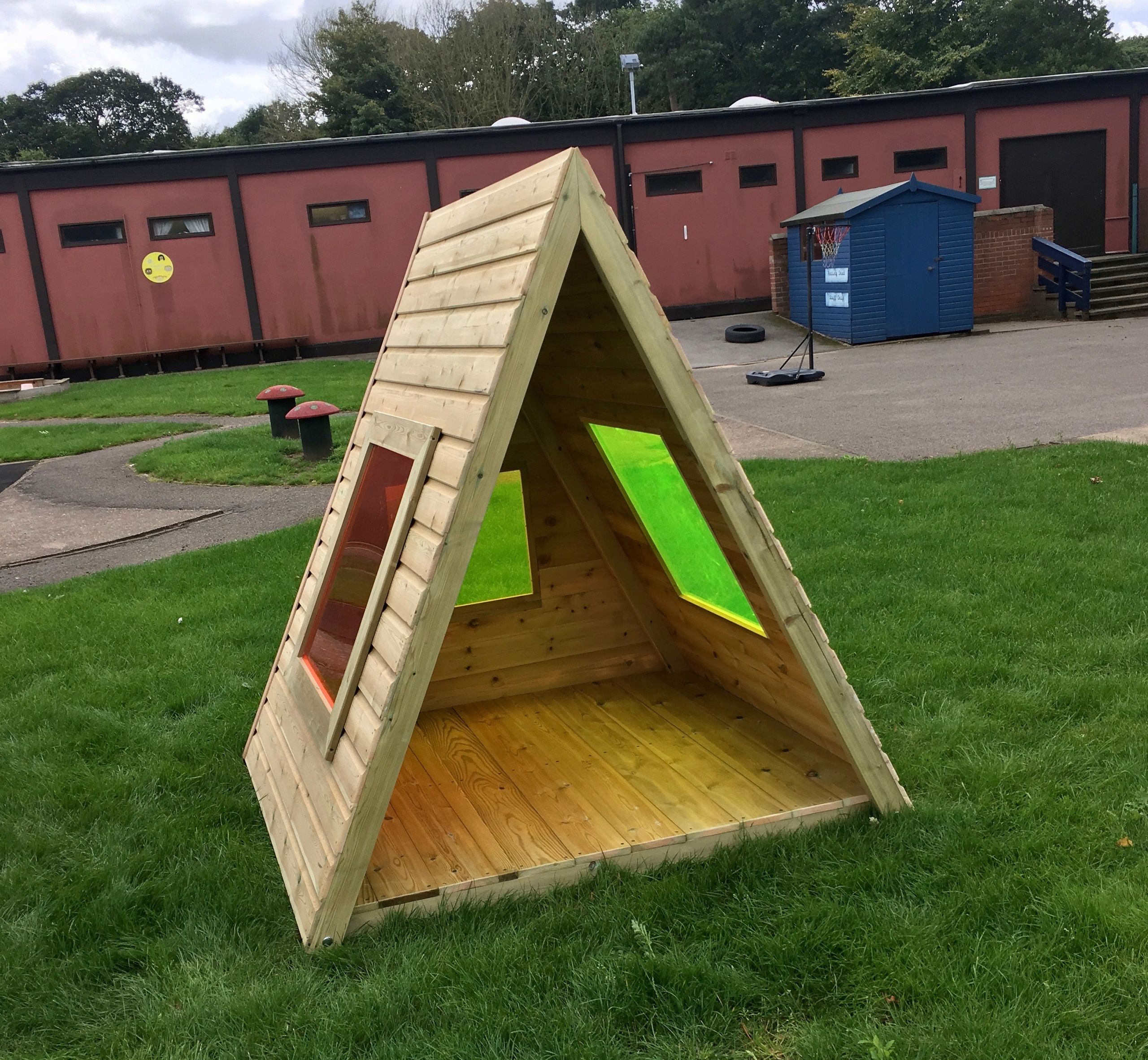 Rainbow Tepee O Rourke Playscapes Playground Equipment, Northern