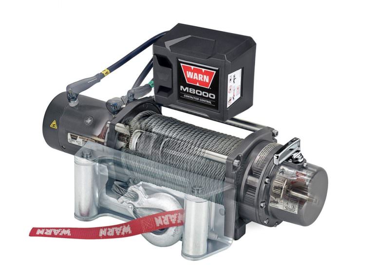 WARN M8000 WINCH W/ STEEL ROPE 8,000 LBS 12V CE Off Road Performance