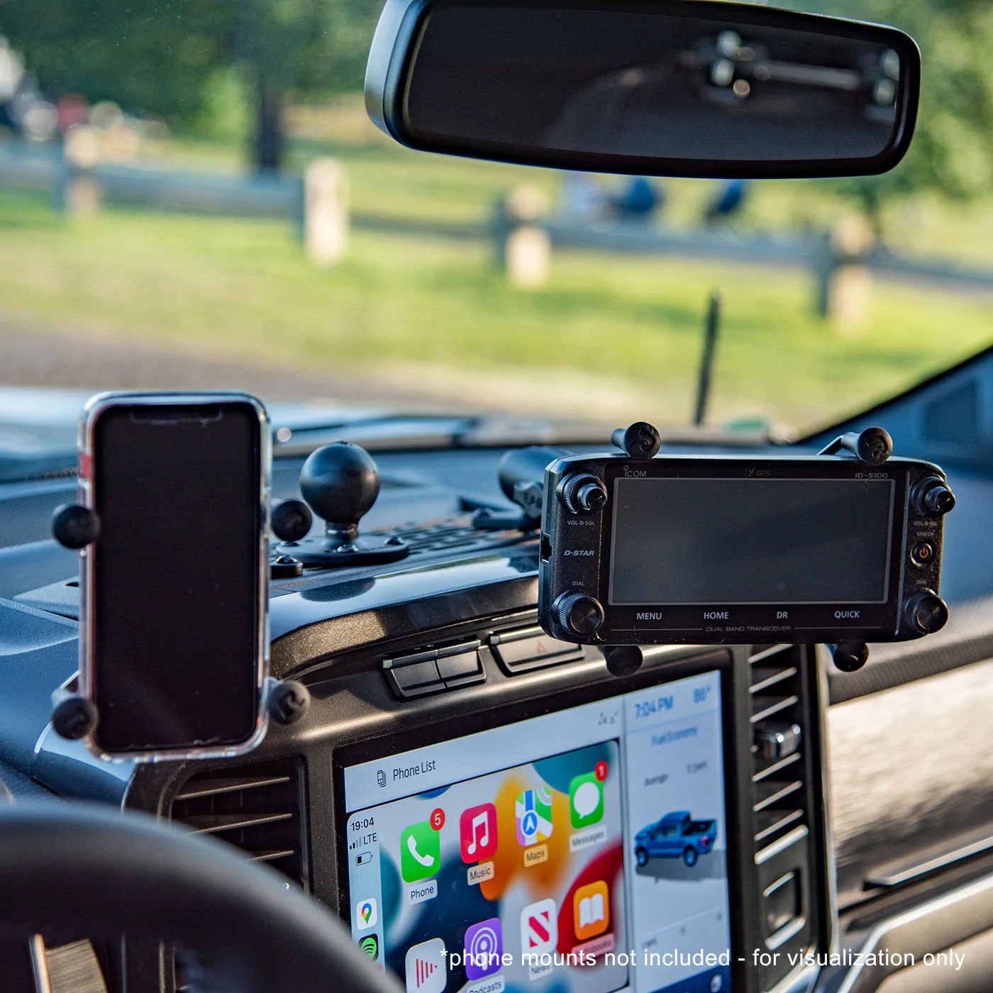 BUILTRIGHT DASH MOUNT FORD Off Road Performance