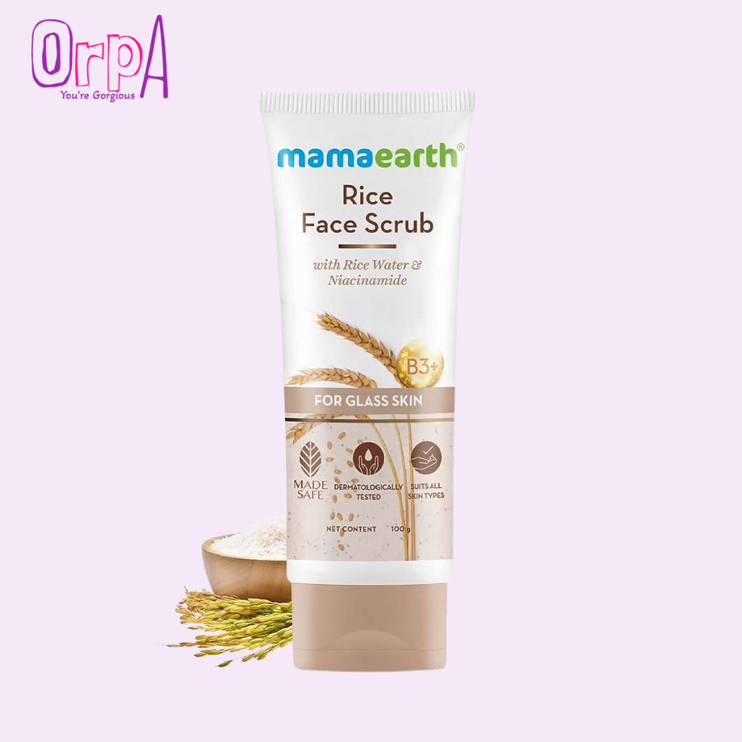 Mamaearth Rice Face Scrub 100g Orpa
