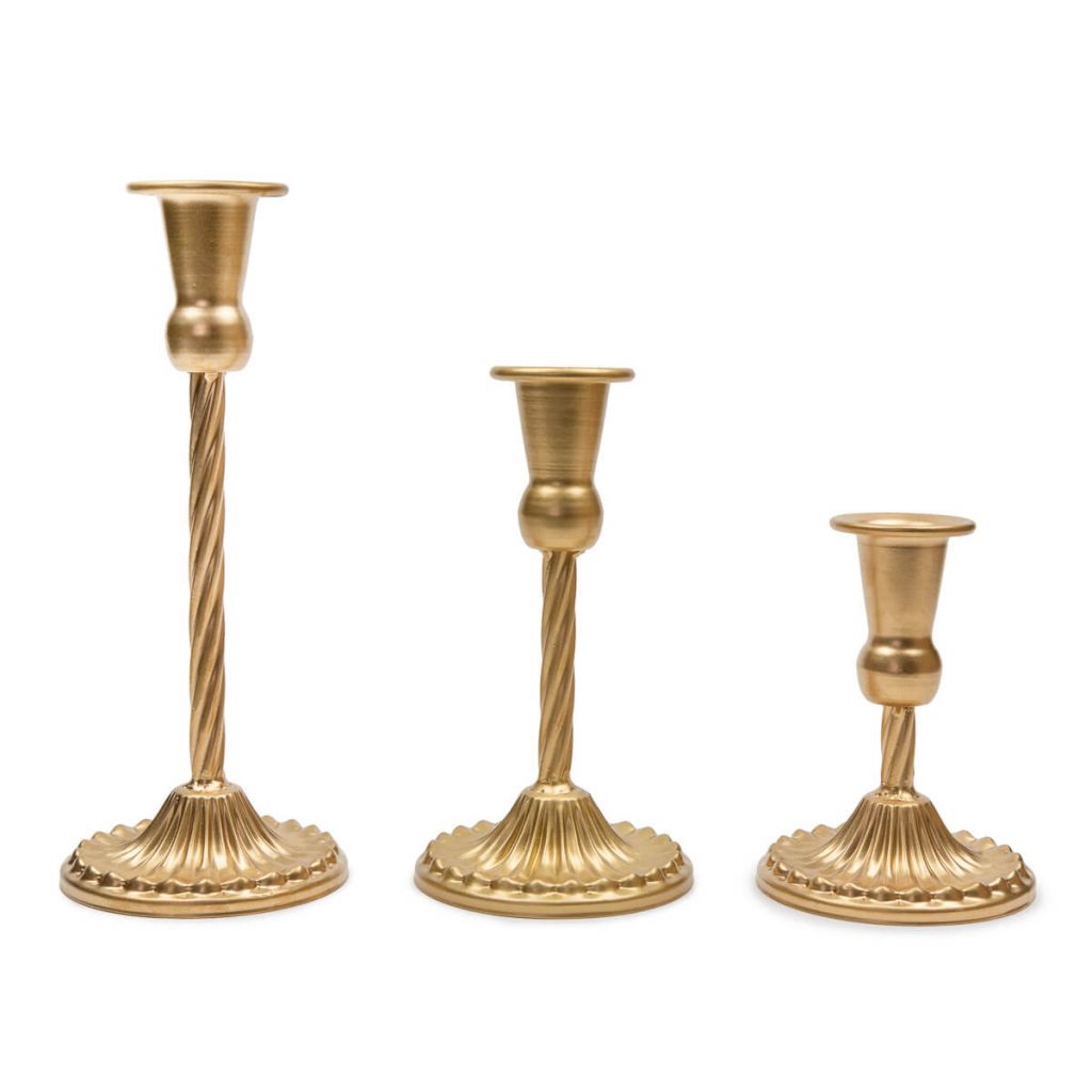 Gold Candlesticks Orra Collections Wedding Hire
