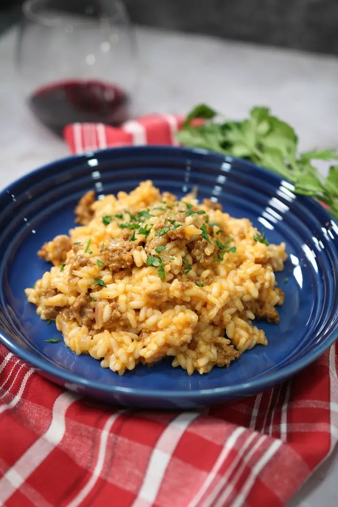 Spicy Sausage Risotto Pasquale Sciarappa Recipes