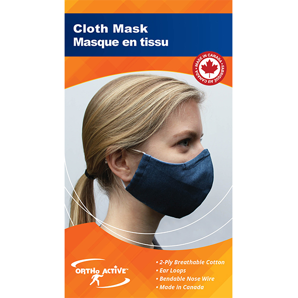 R23 Retail Cloth Face Mask Ear Loops Ortho Active