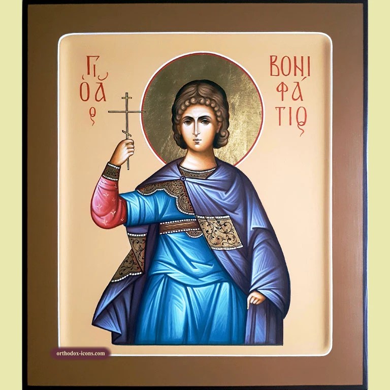 Orthodox Icons of Boniface Orthodox Russian Icons Custom Painting