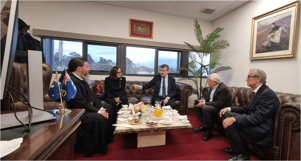 Chancellor and Vice Chancellor of The University of Notre Dame visited