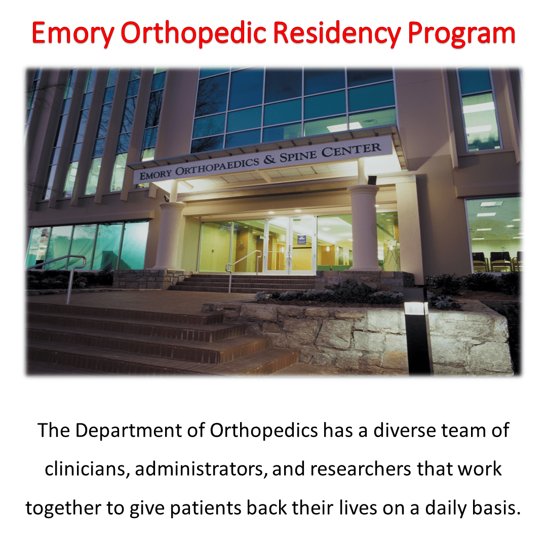 Emory Orthopedic Residency Program 2024