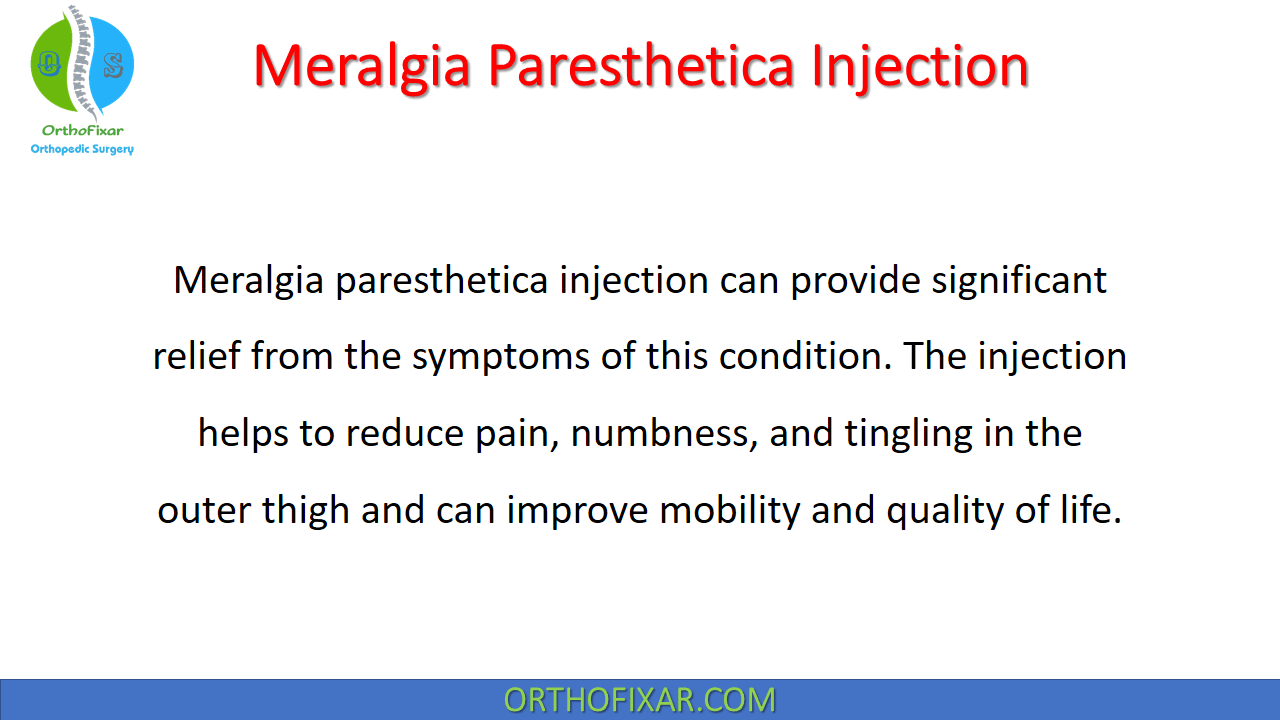 Meralgia Paresthetica Injection Technique