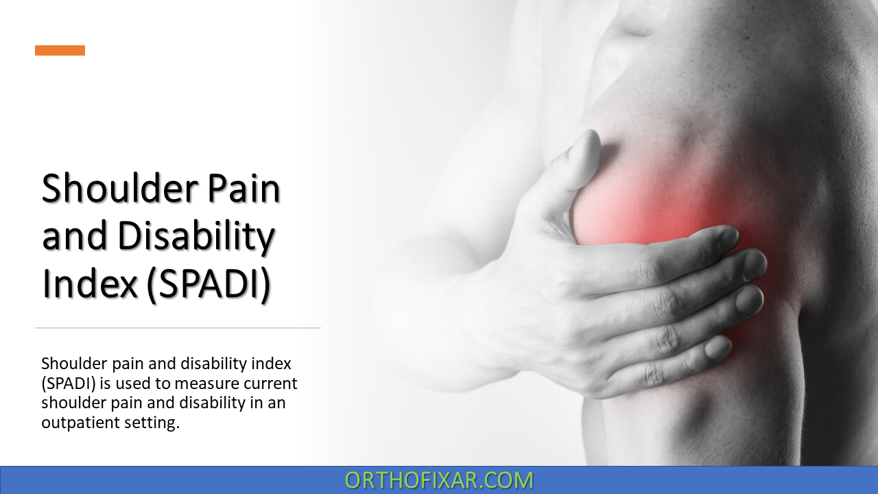 Shoulder Pain And Disability Index (SPADI) OrthoFixar 2024