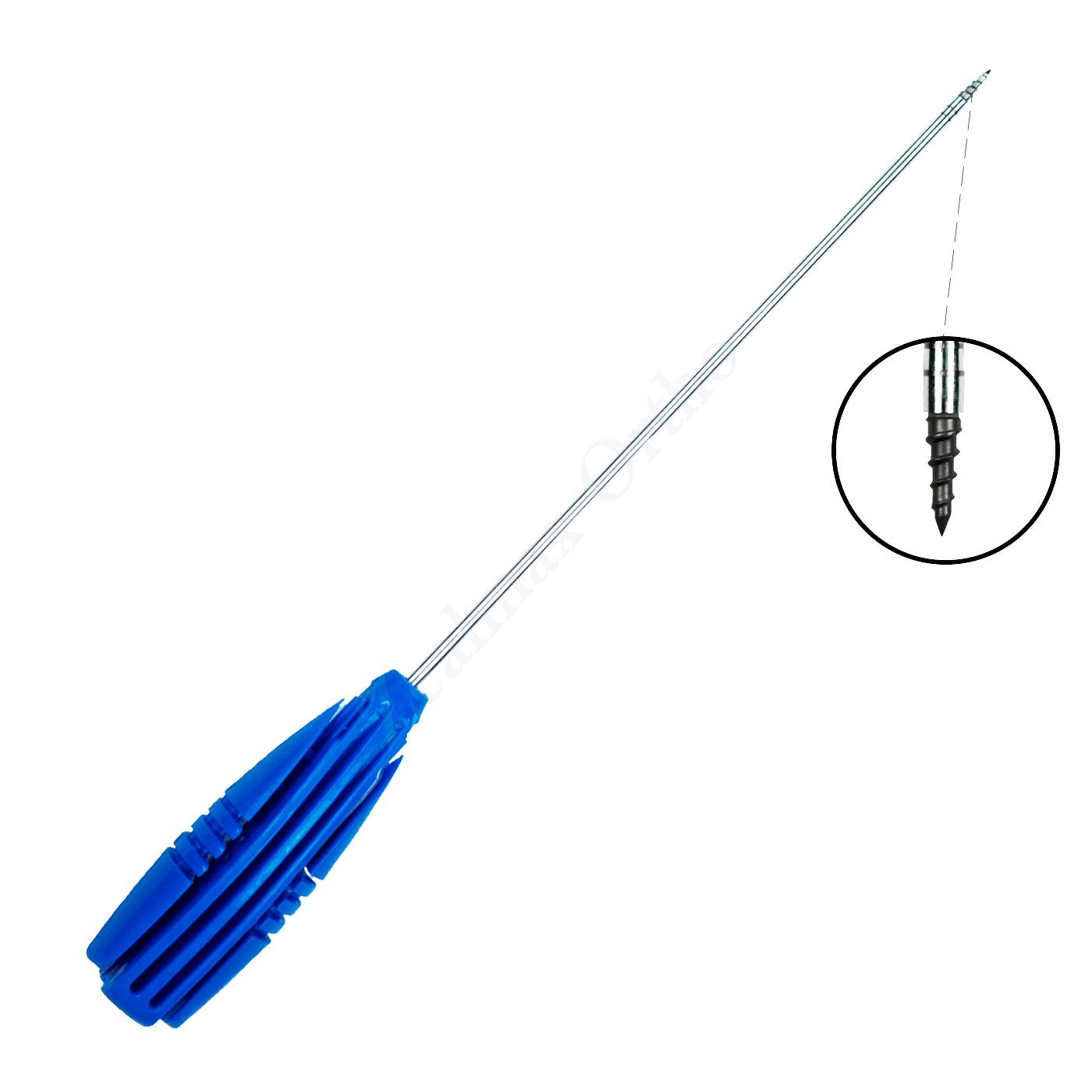 Ligament Anchor, Titanium loaded with 1 pc Fiber; Dia 2
