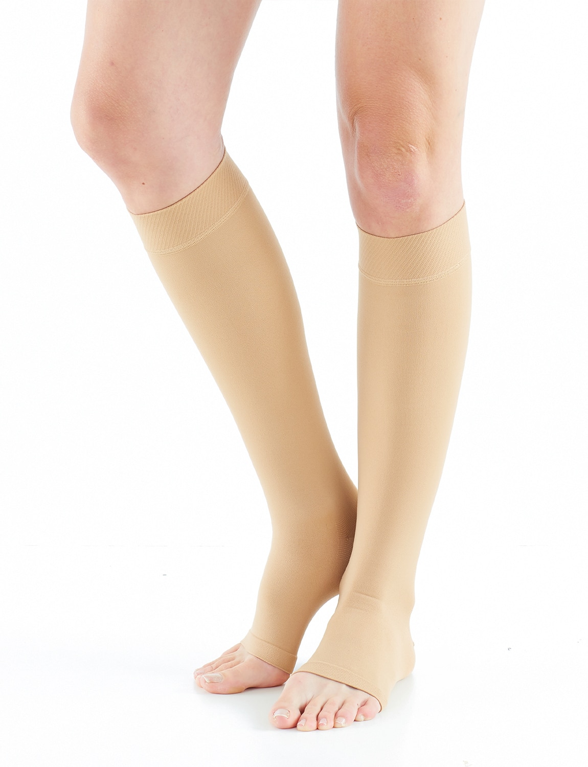 Neo G Knee High Compression Hosiery (Open Toe) Orthorest Back