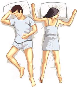 Позы сна и их значение для пары с картинками