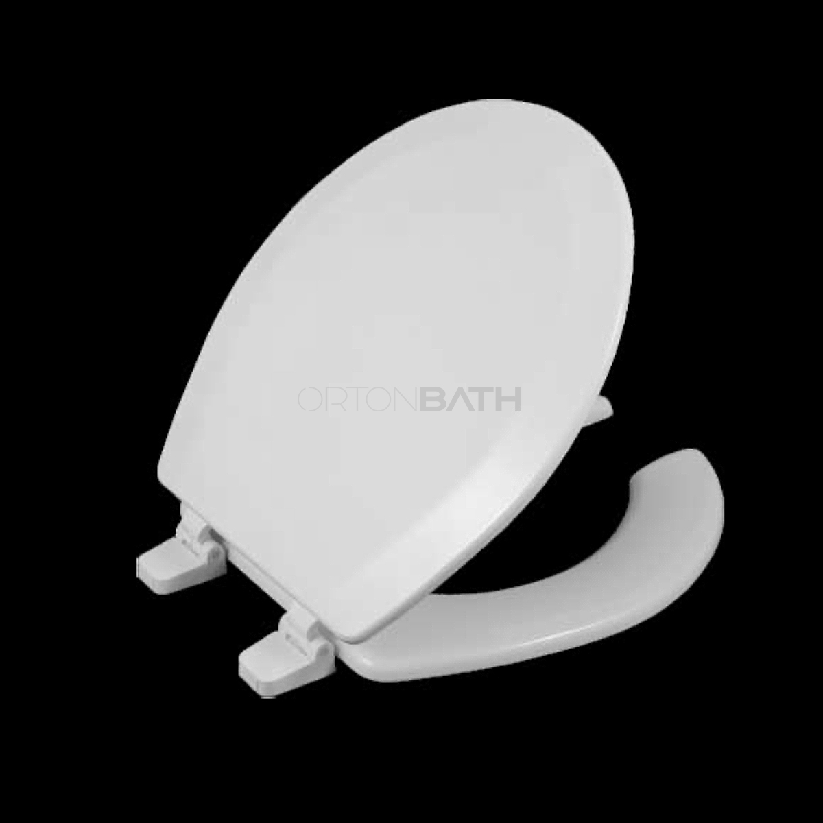 ORTONBATH™ SlowClose, Removable Enameled Wood Toilet Seat That Will