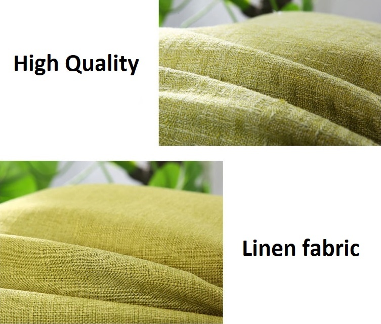 Backrest Pillow for Reading Bed Pillow for TV 100 Natural Linen