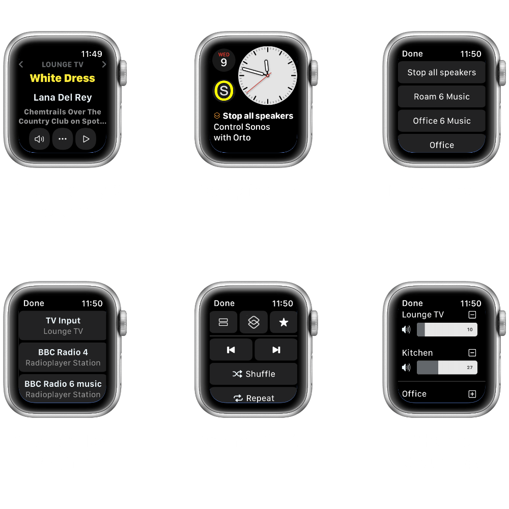 Sonos for Apple Watch Control Sonos with an Apple Watch iWatch