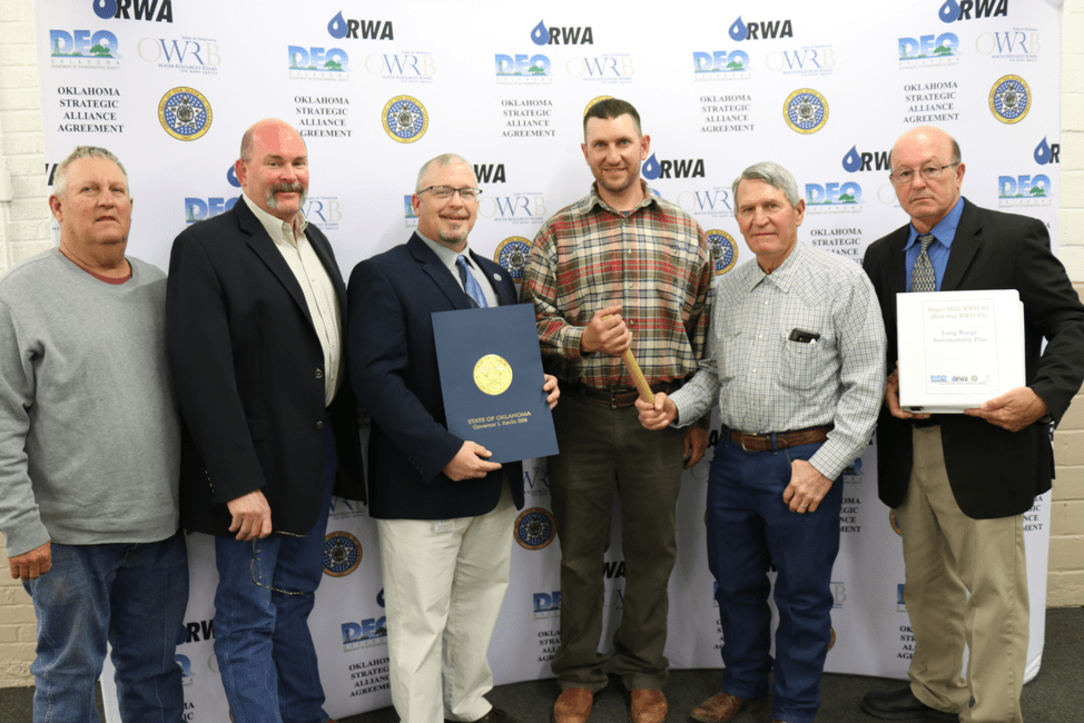 Red Star Rural Water District 2, Roger Mills County Honored Oklahoma
