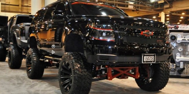 Badass Lifted Chevrolet Tahoe Off Road Wheels