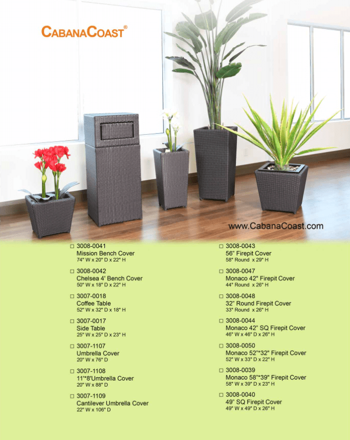 Cabana Coast Outdoor Accessory Covers Shop Outdoor Rooms Without Walls