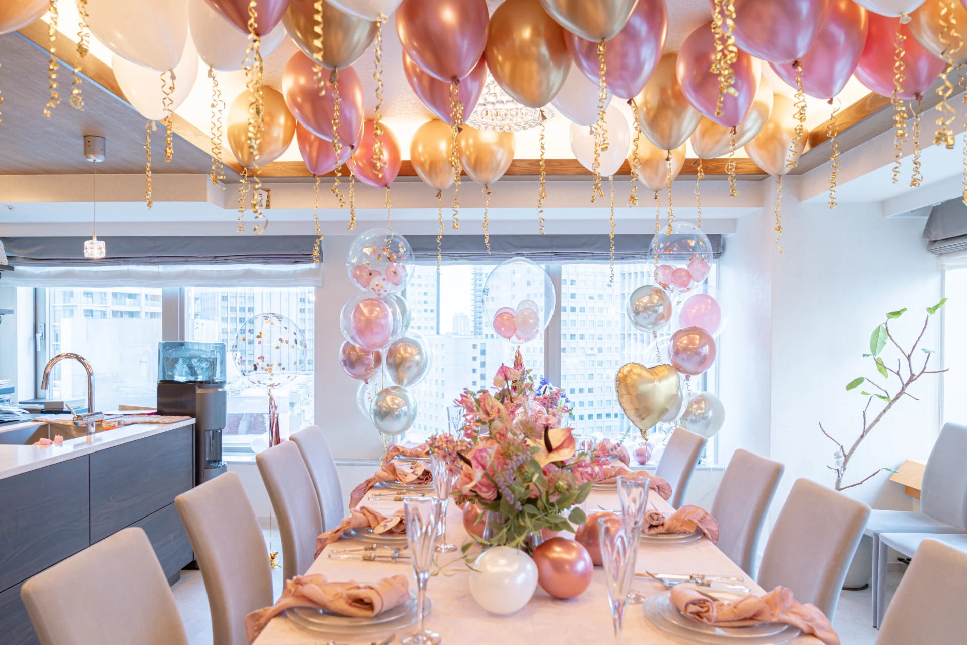 自宅・ホームパーティー装飾 全国対応のバルーン装飾ならORYZAE