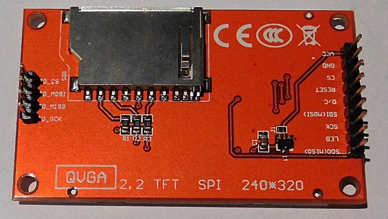2.2 QVGA display with SD card socket | Mbed